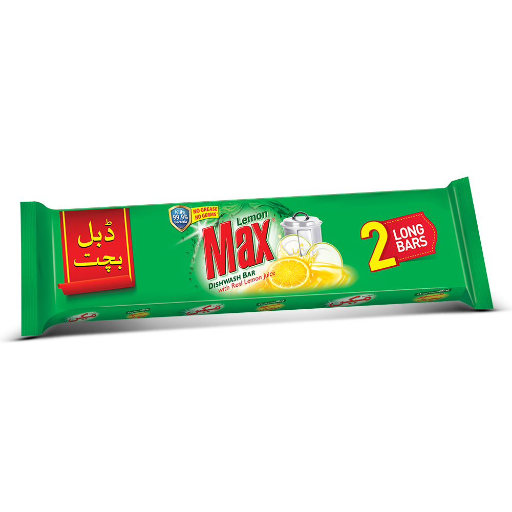 Lemon Max Dishwash Bachat Bar 540g